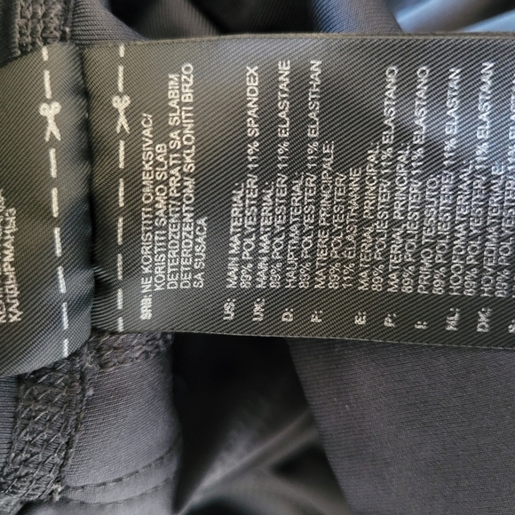 Adidas women 3 stripe tight gray black full length legging small - Picture 4 of 9